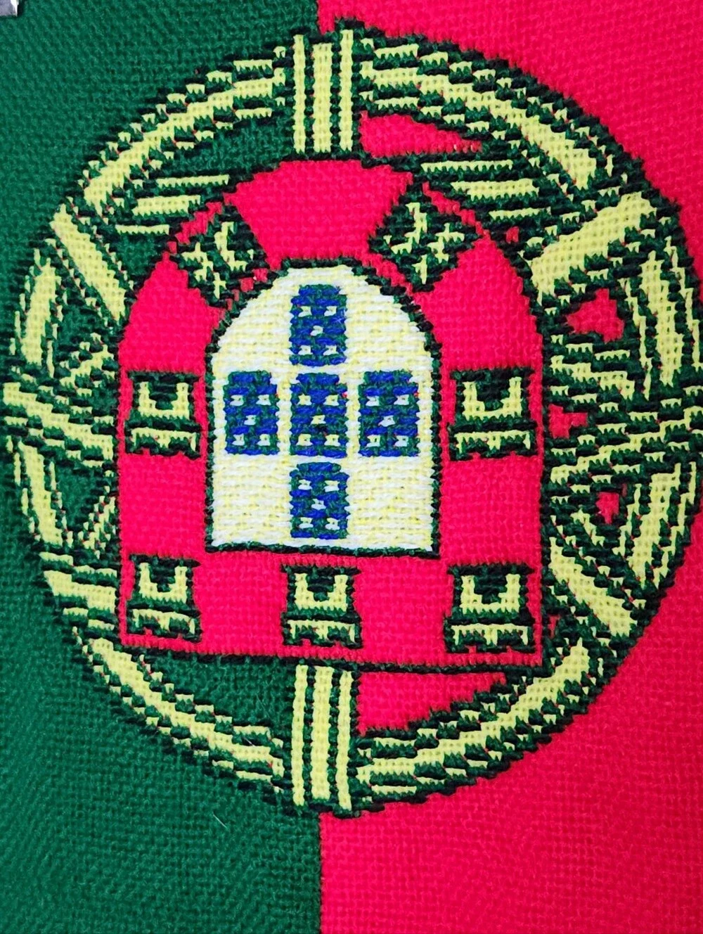 Portugal Euro 2016 Champions Soccer Fan Scarf Red Green